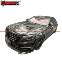 Labbro anteriore in fibra di carbonio stile Mansory per Mercedes Benz Classe S Coupé S63