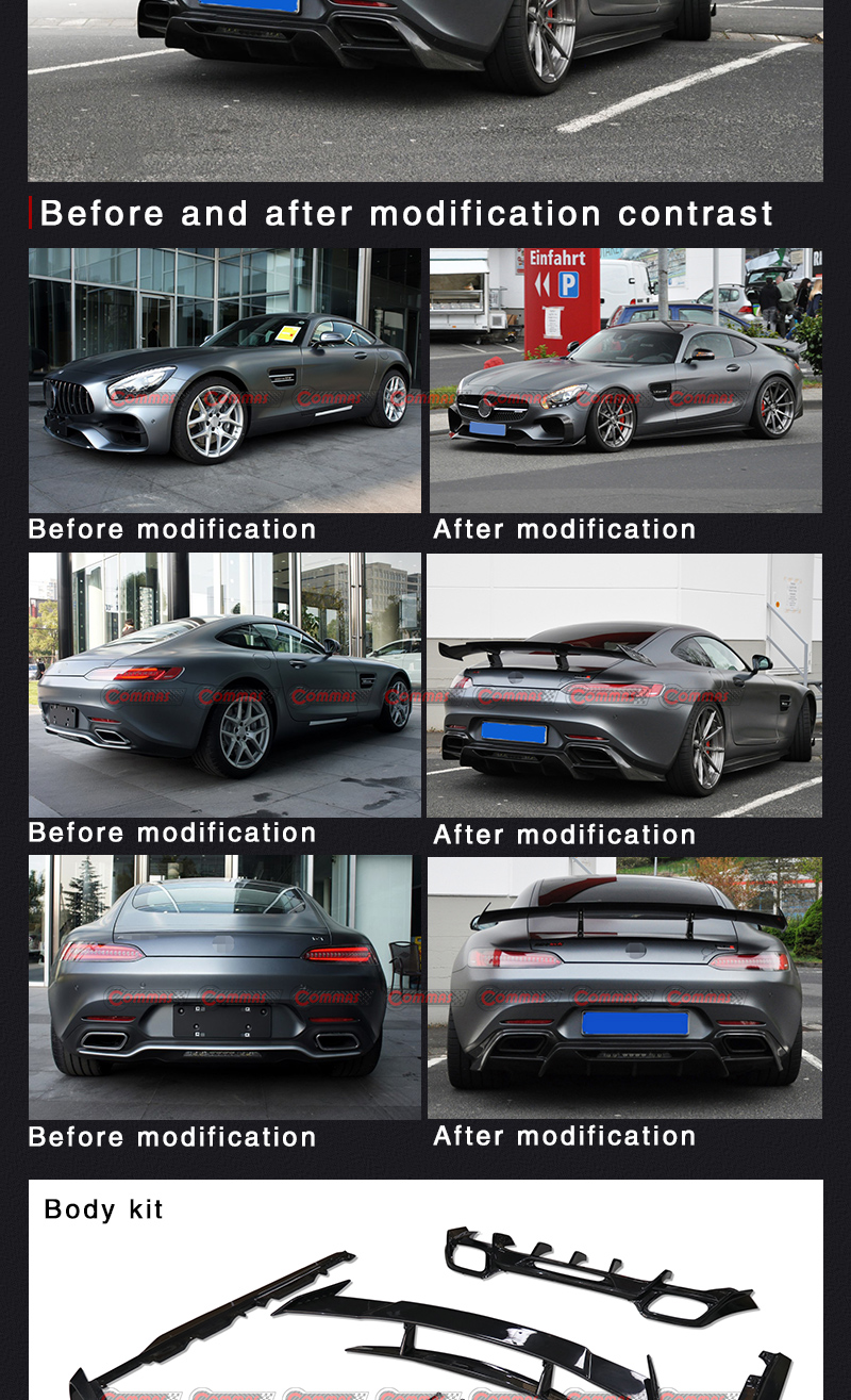 Kit carrozzeria Renntech per AMG GT