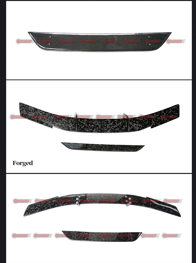 Ala posteriore Lamborghini Huracan Lp610 in fibra di carbonio a secco