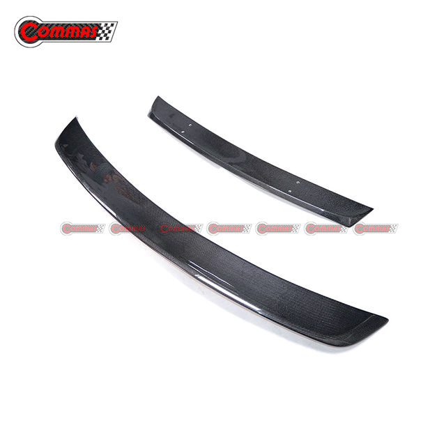 Doppio spoiler posteriore in fibra di carbonio stile Mansory per Bentley GT Continental 2012-2015