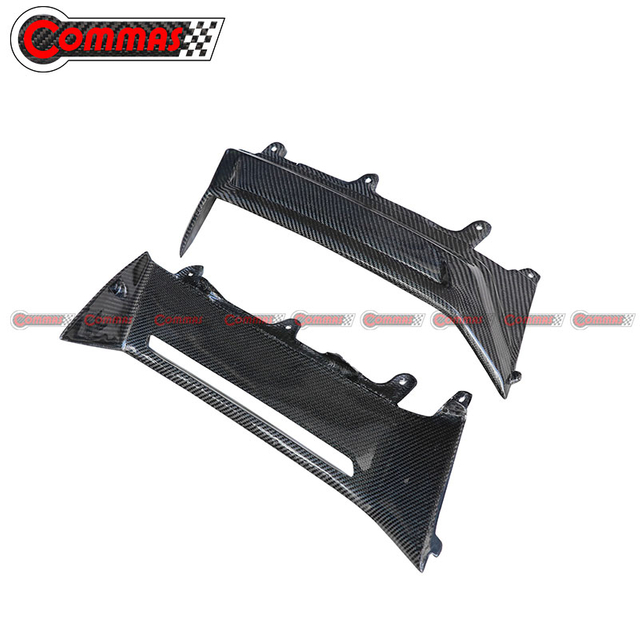 Prese d'aria di aspirazione laterali per parafango posteriore in fibra di carbonio stile Novitec per Lamborghini Aventador Lp700