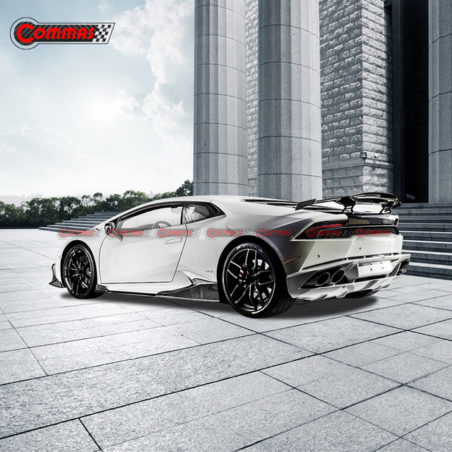 Minigonne laterali in fibra di carbonio Md Style per Lambroghini Huracan LP610 LP580