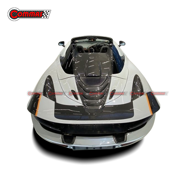 Cofano motore baule posteriore in fibra di carbonio stile OEM per Mclaren 720S Spider